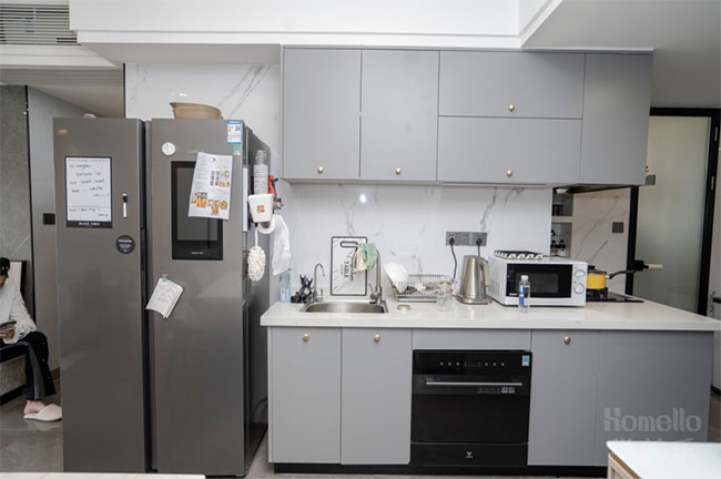 82㎡二居，大橫廳+開放式廚房+大套房，這種簡約生活太舒適了